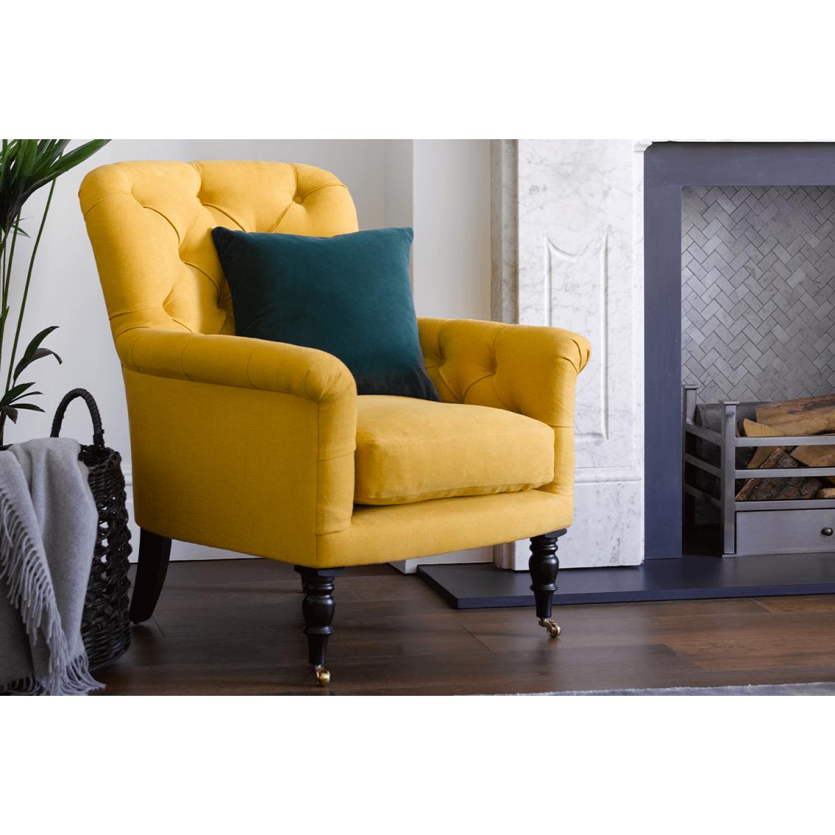 Poppy Armchair in Moonstone Speckled Chenille – image 2