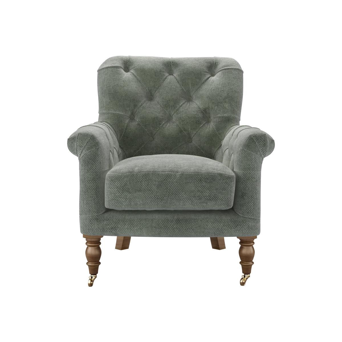 Poppy Armchair in Moonstone Speckled Chenille – image 1