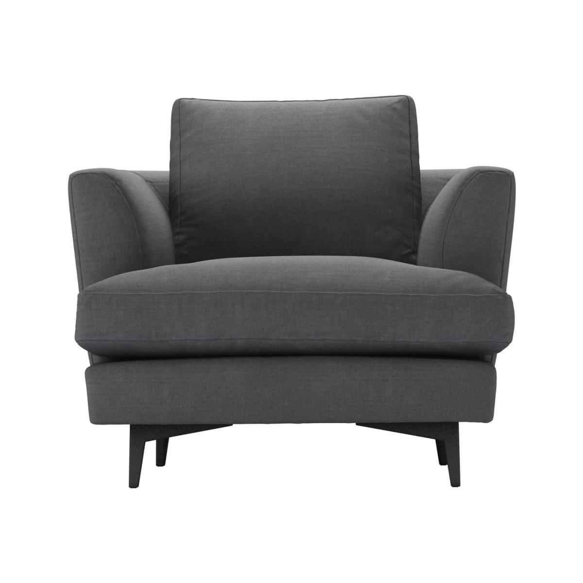 Lars Armchair in Monsoon Brushed Linen Cotton – image 1