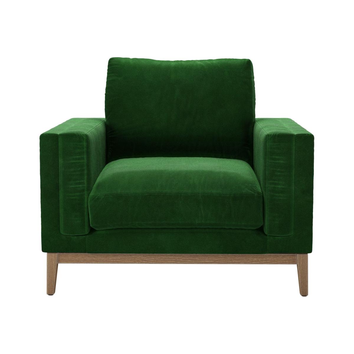 Costello Armchair in Putting Green Aquaclean Clever Velvet – image 1