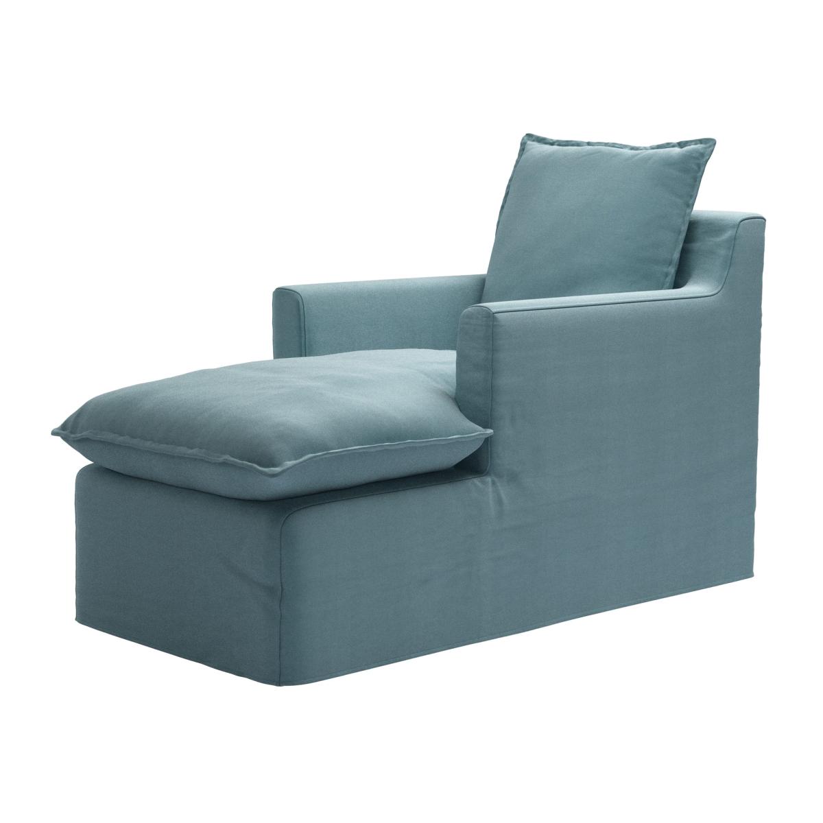 Anders Chaise Armchair in Tide Organic Smart Cotton – image 1