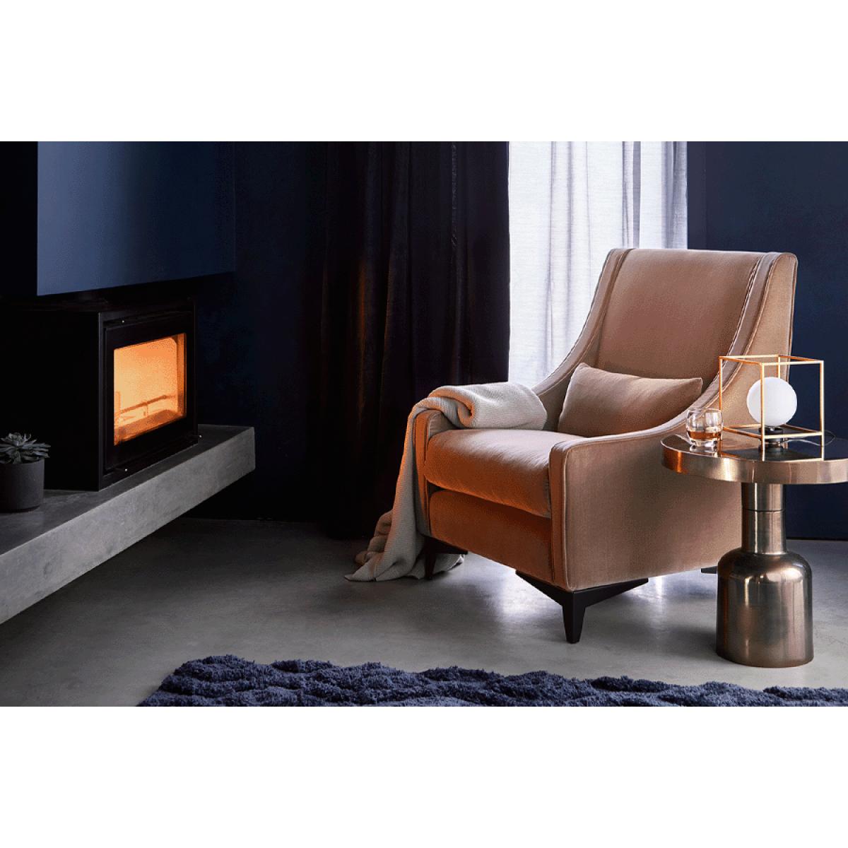 Shelby Armchair in Skyfall Cotton Matt Velvet – image 6