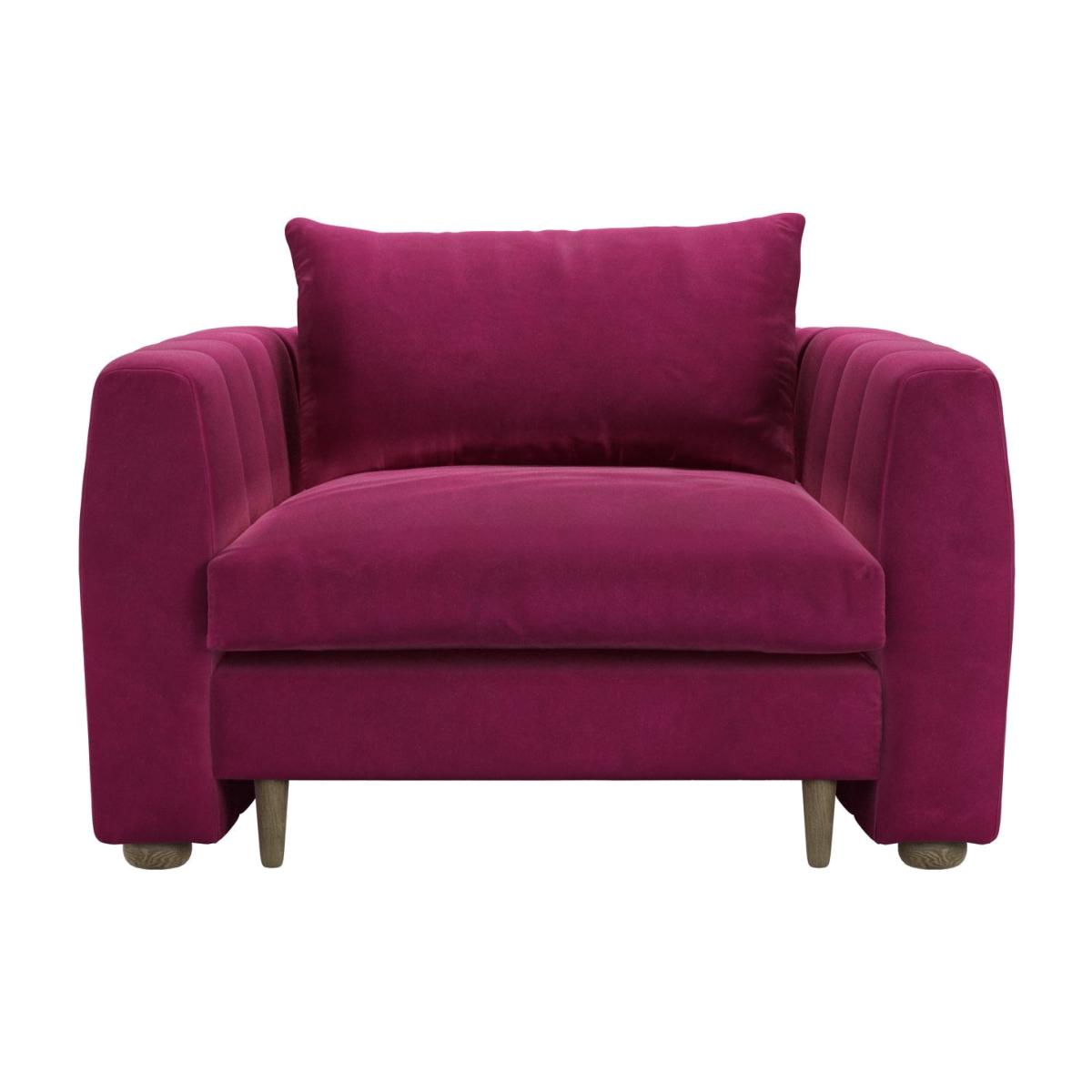 Tiffany Armchair in Persian Rose Smart Velvet – image 1