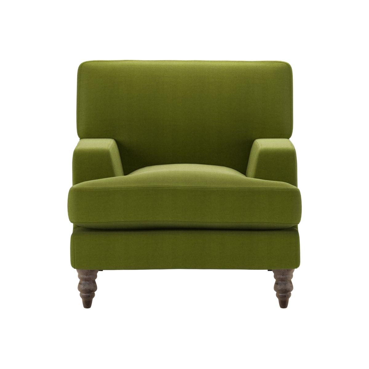 Isla Small Armchair in Vine Leaf Organic Smart Cotton – image 1