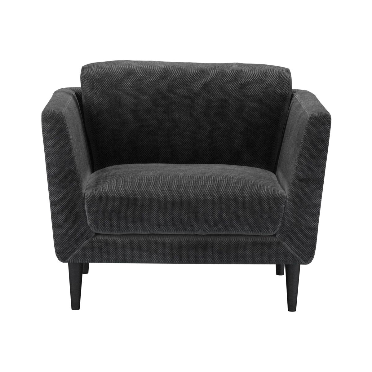 Holly Armchair in Raven Speckled Chenille – image 1