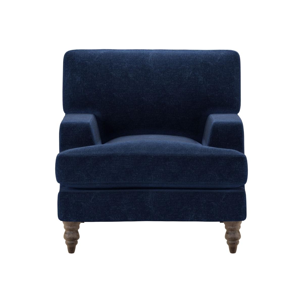 Isla Small Armchair in Port Royal Aquaclean Clever Chenille – image 1
