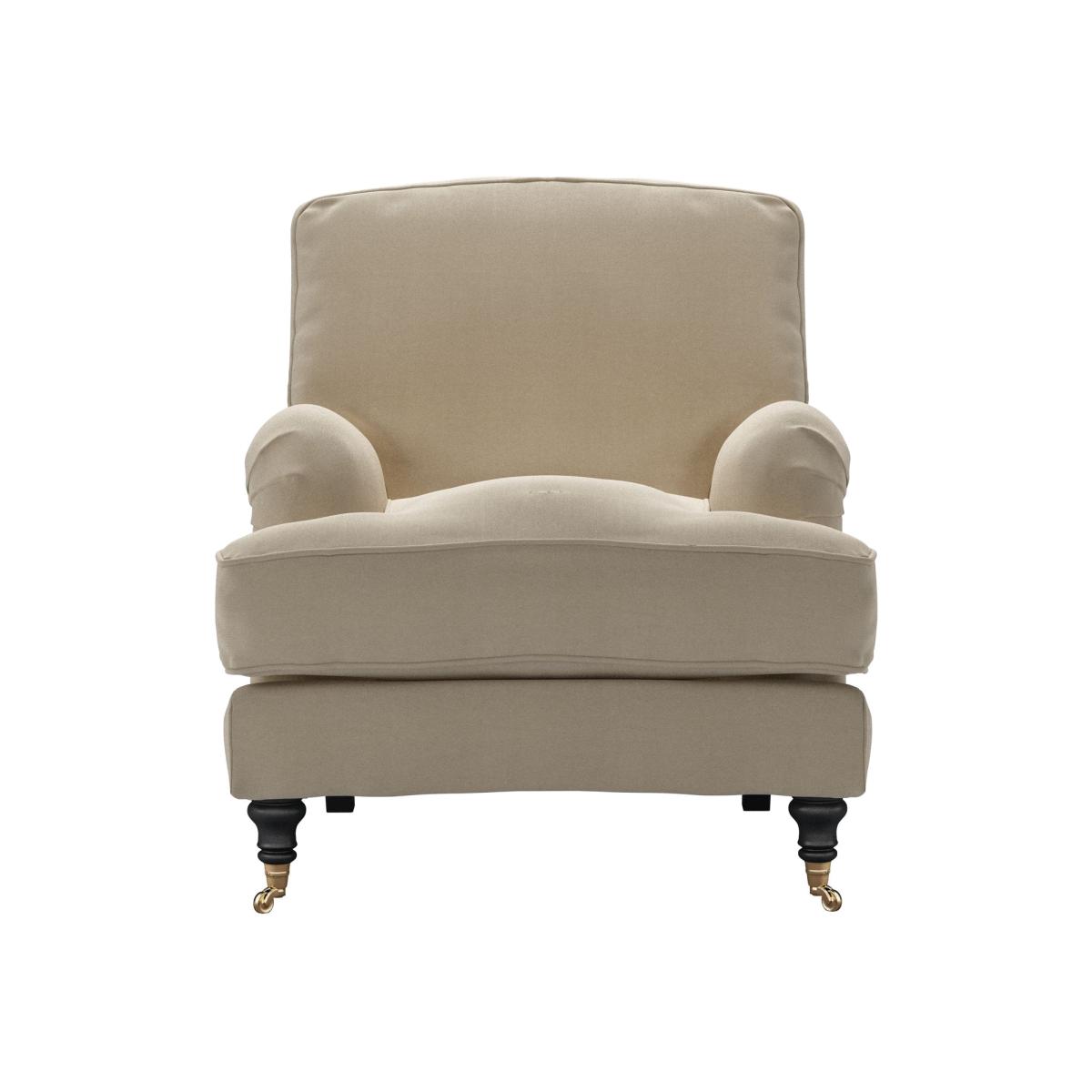 Bluebell Armchair in Pennine Stone Organic Smart Cotton – image 1