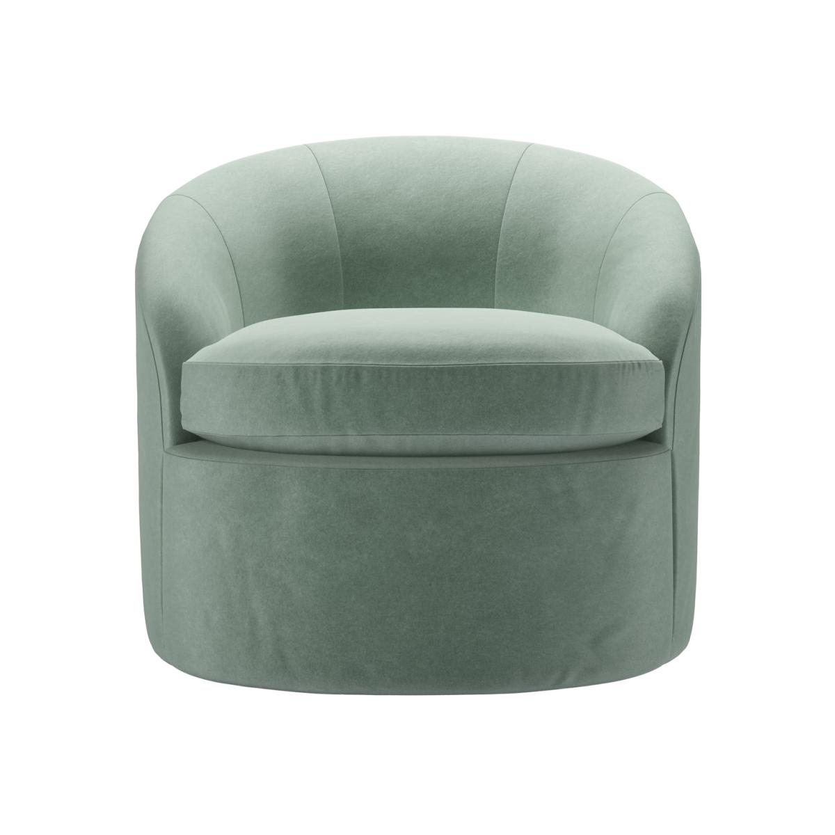Quinn Armchair in Sage Smart Velvet – image 1