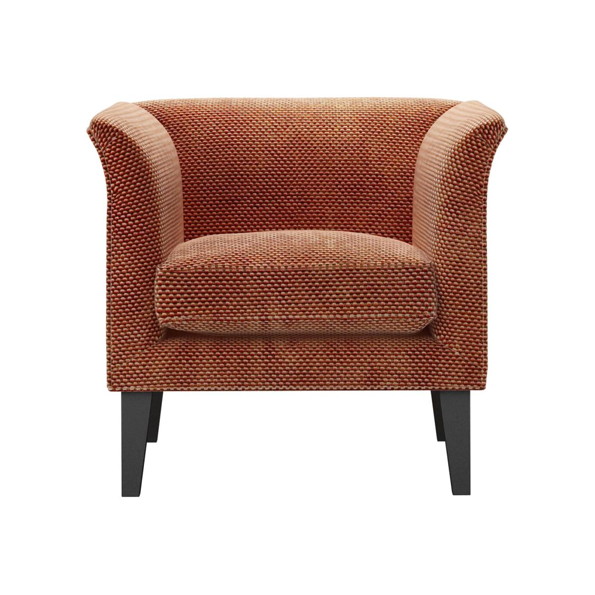 Fingal Armchair in Pomegranate Bubble Velvet – image 1