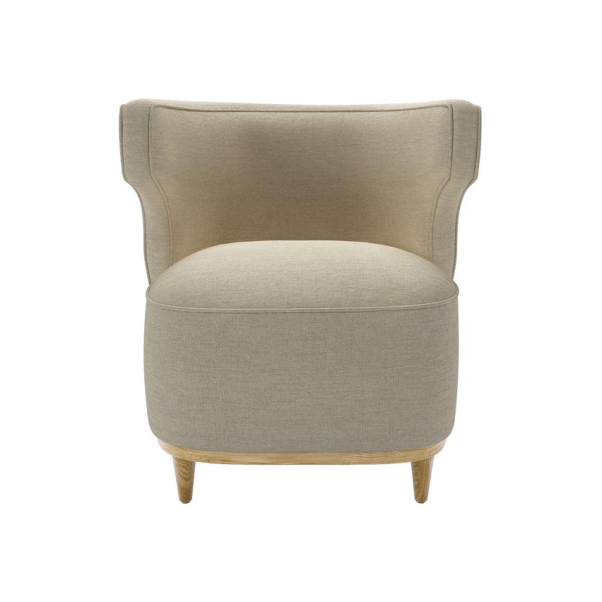 Edie Armchair in Pampas Hygge Smart Linen – image 1