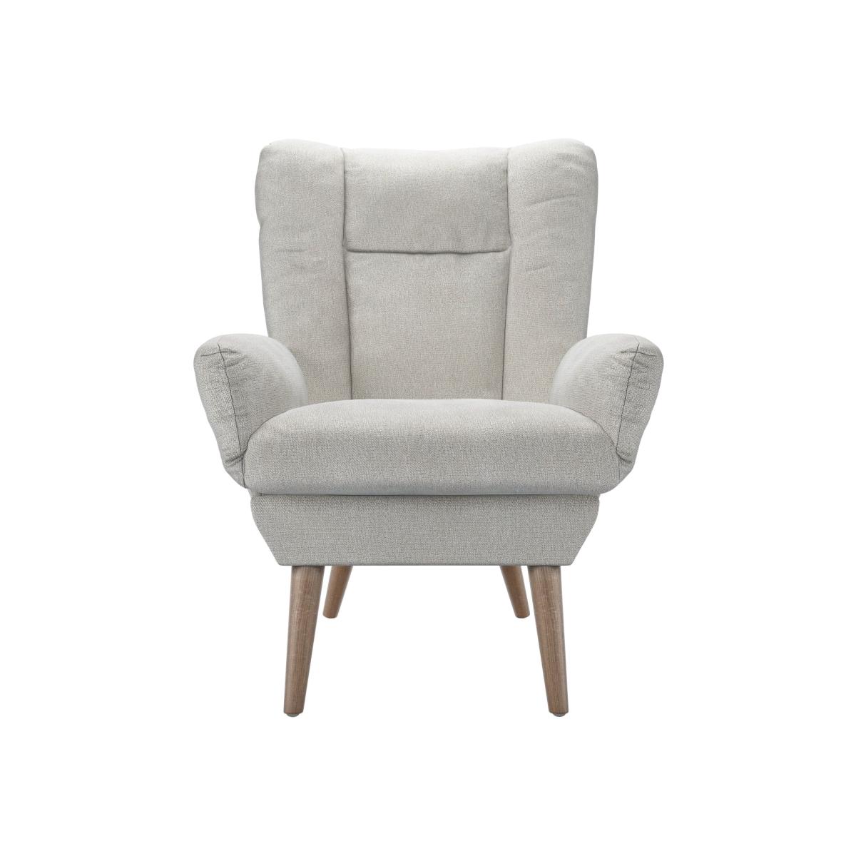 Ellora Armchair in Shell Heathland Weave – image 1