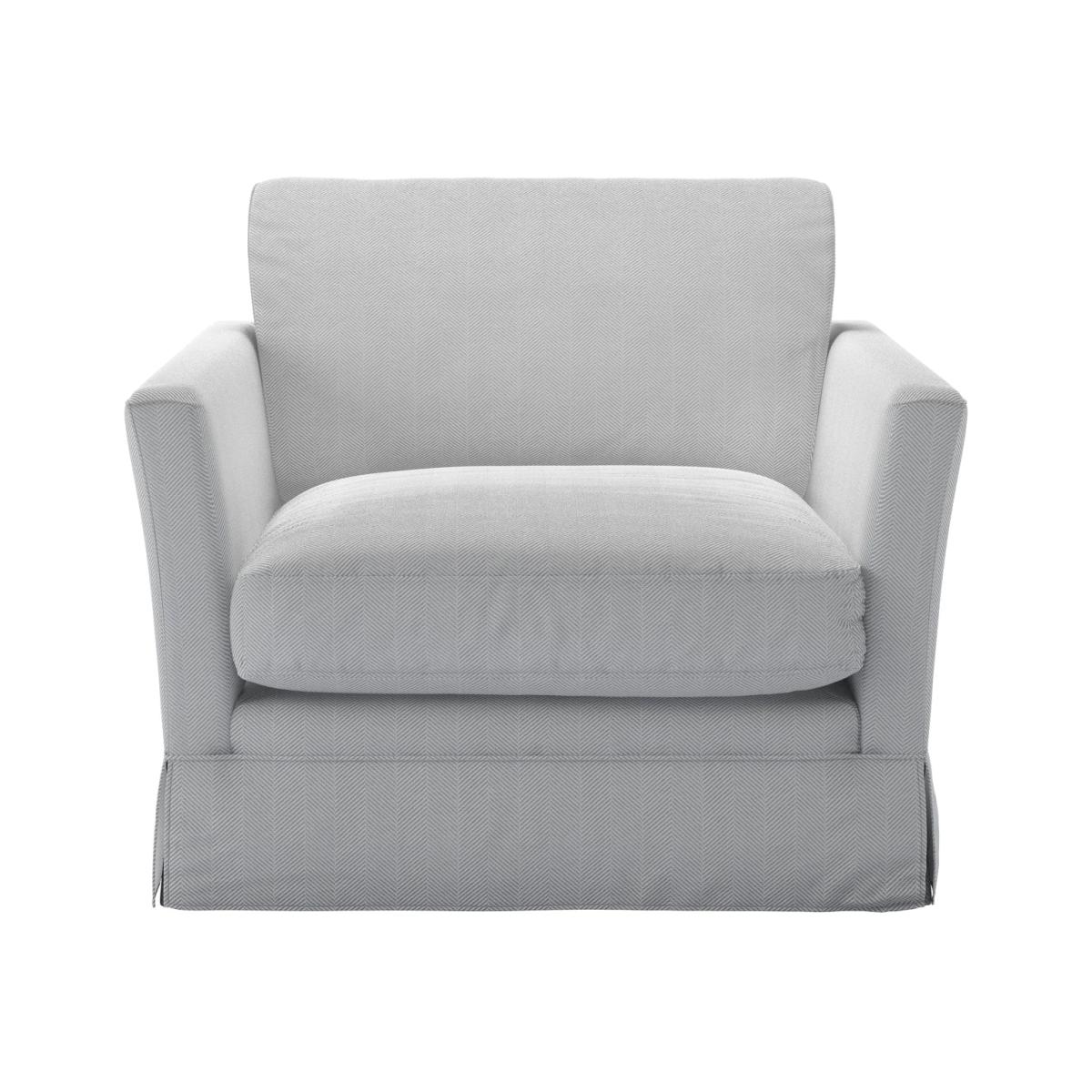 Otto Armchair in Pumice House Herringbone Weave – image 1