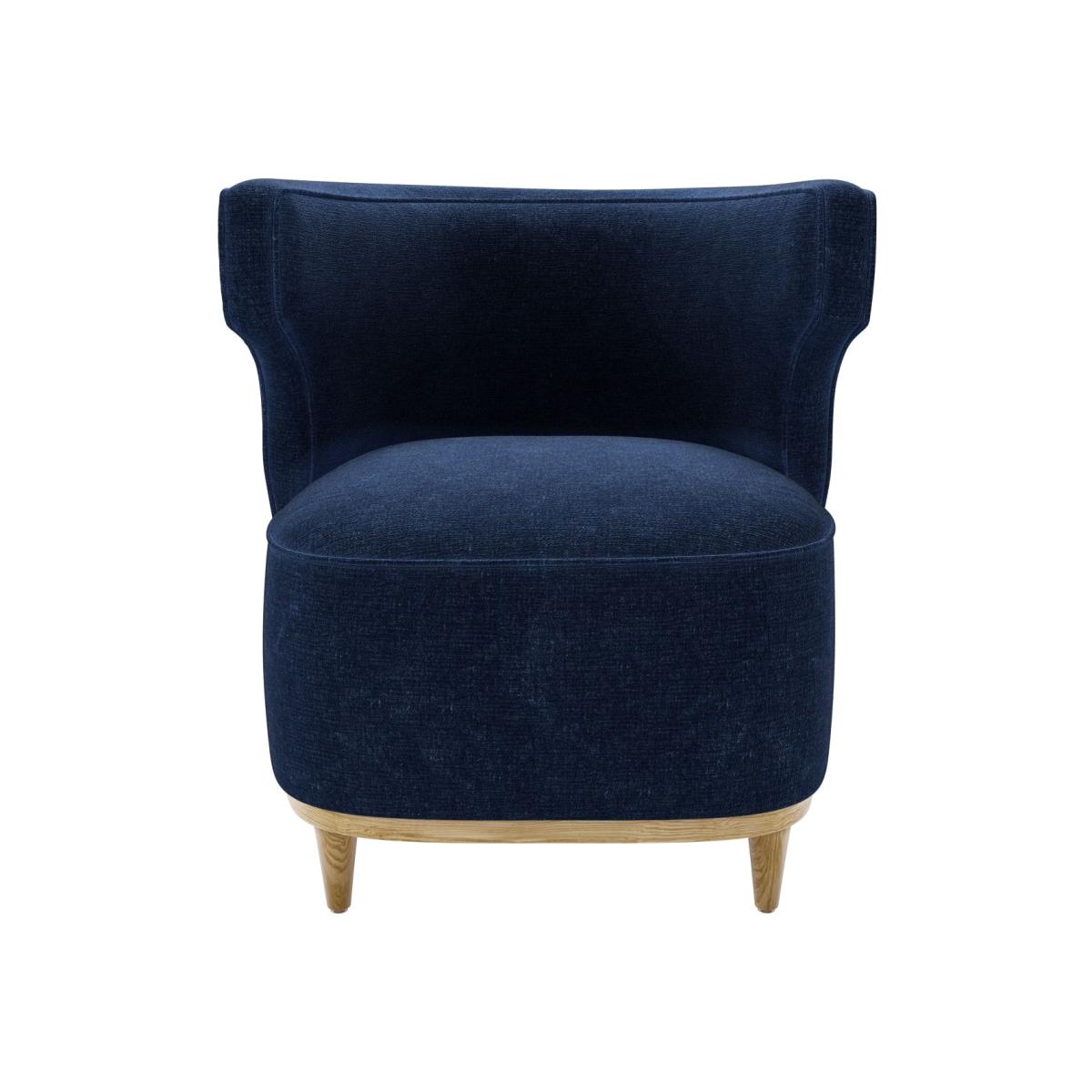 Edie Armchair in Port Royal Aquaclean Clever Chenille – image 1