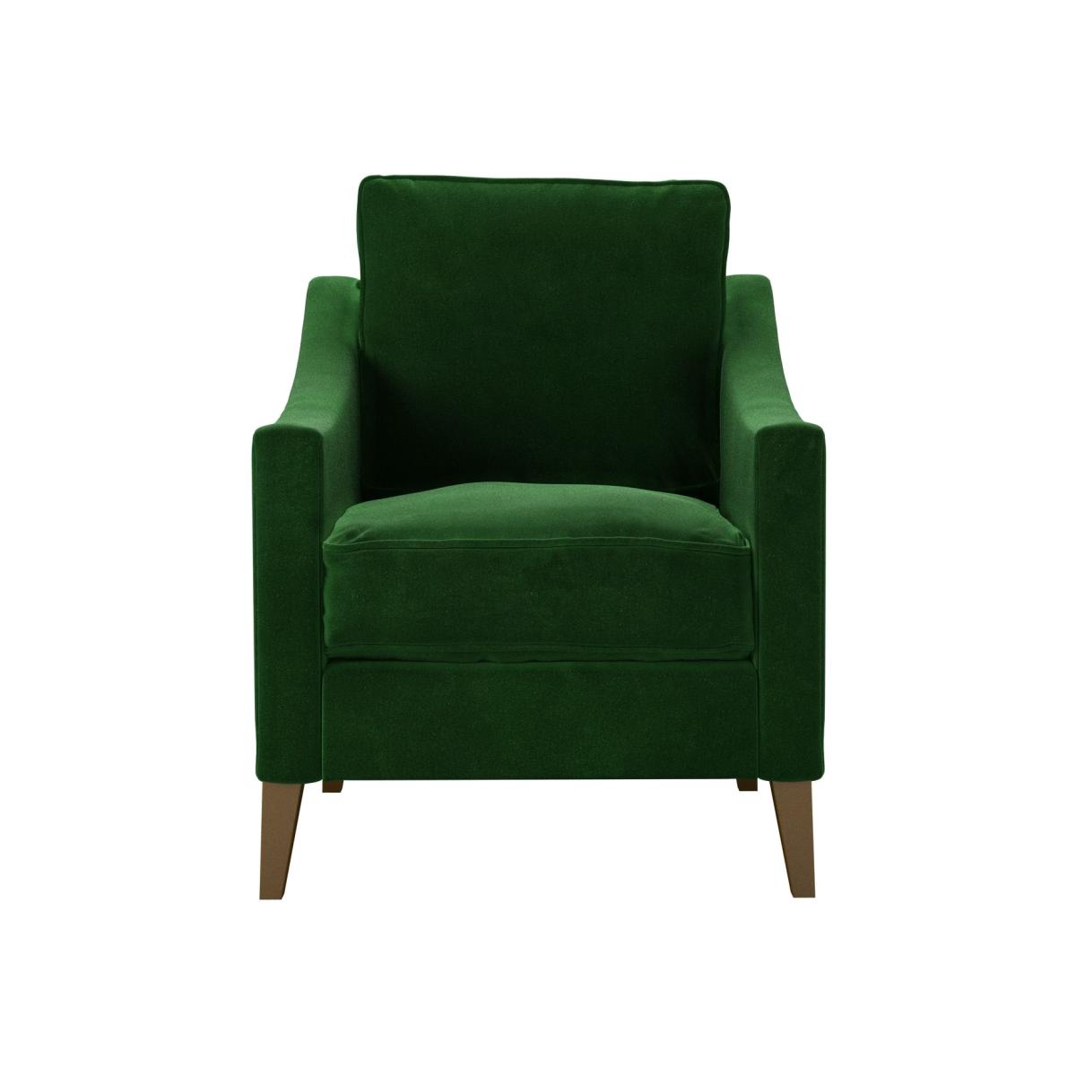 Iggy Armchair in Putting Green Aquaclean Clever Velvet – image 1