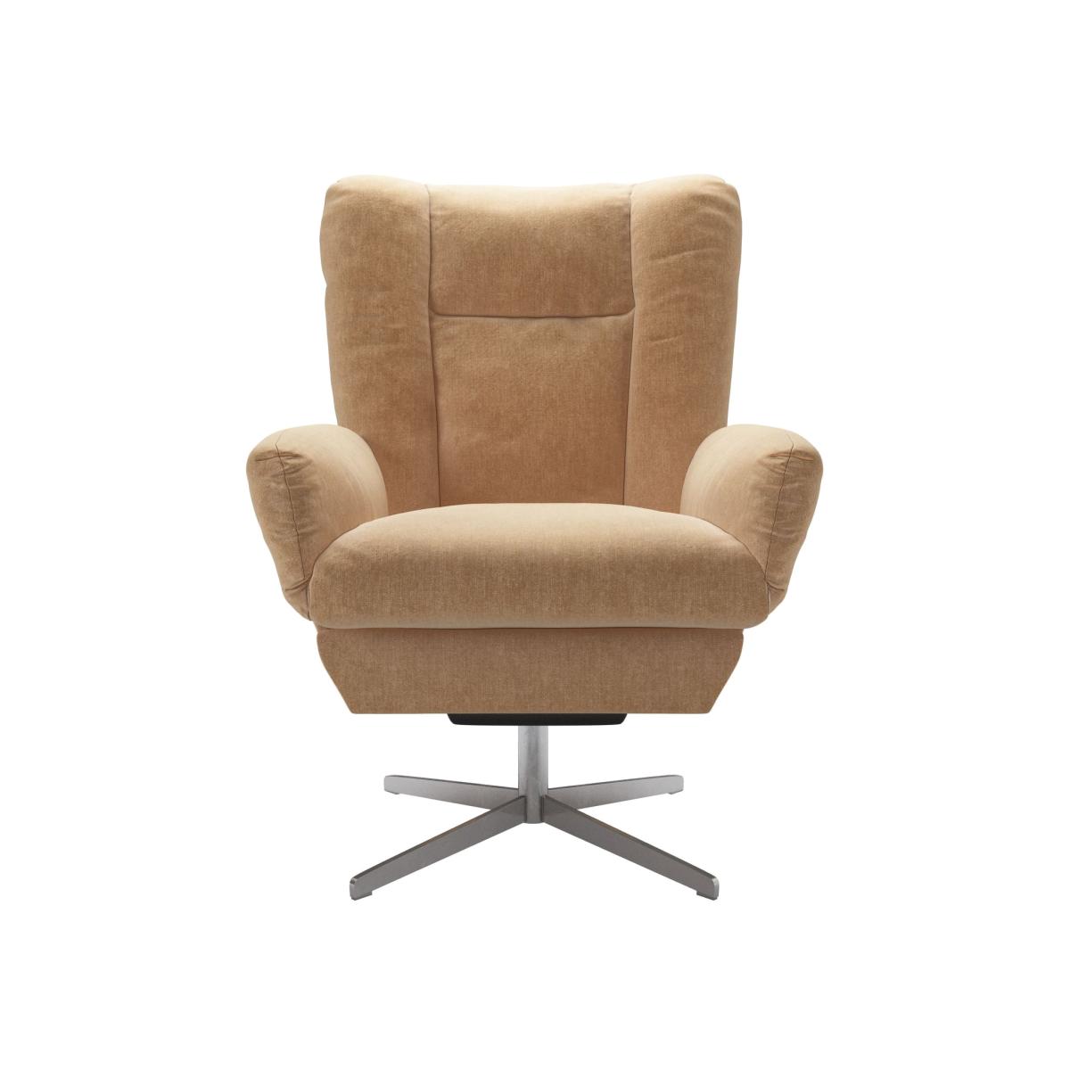 Ellora Swivel Armchair in Biscotti Brushstroke – image 1