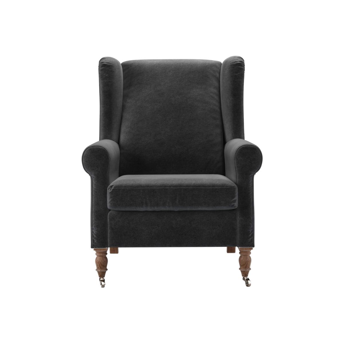 Perfectly Pristine Duke Armchair in Armour Smart Velvet - sofa.com – image 1