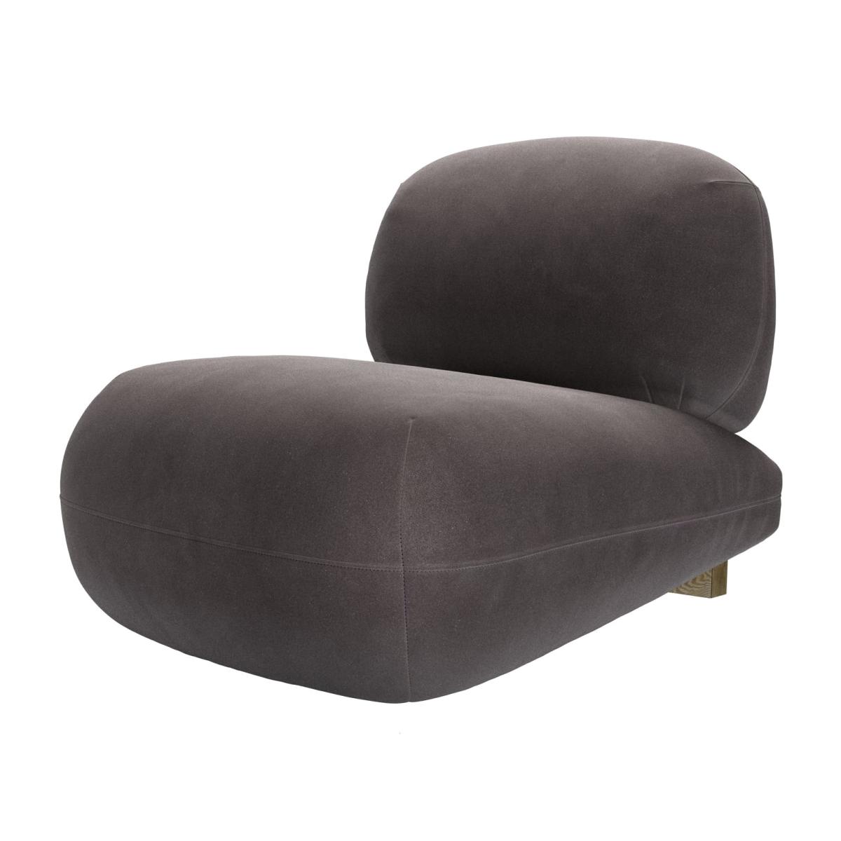 Seattle Armchair in Shale Aquaclean Clever Velvet – image 1