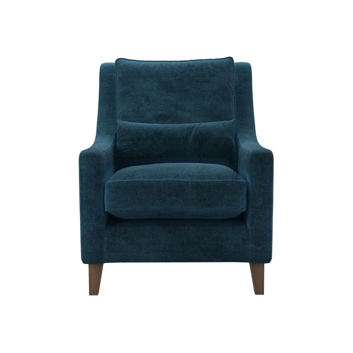 High Back Iggy Armchair in Mineral Mist Speckled Chenille – image 1