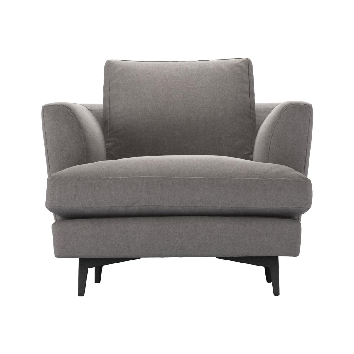Lars Armchair in Pigeon Grey Easy Cotton – image 1