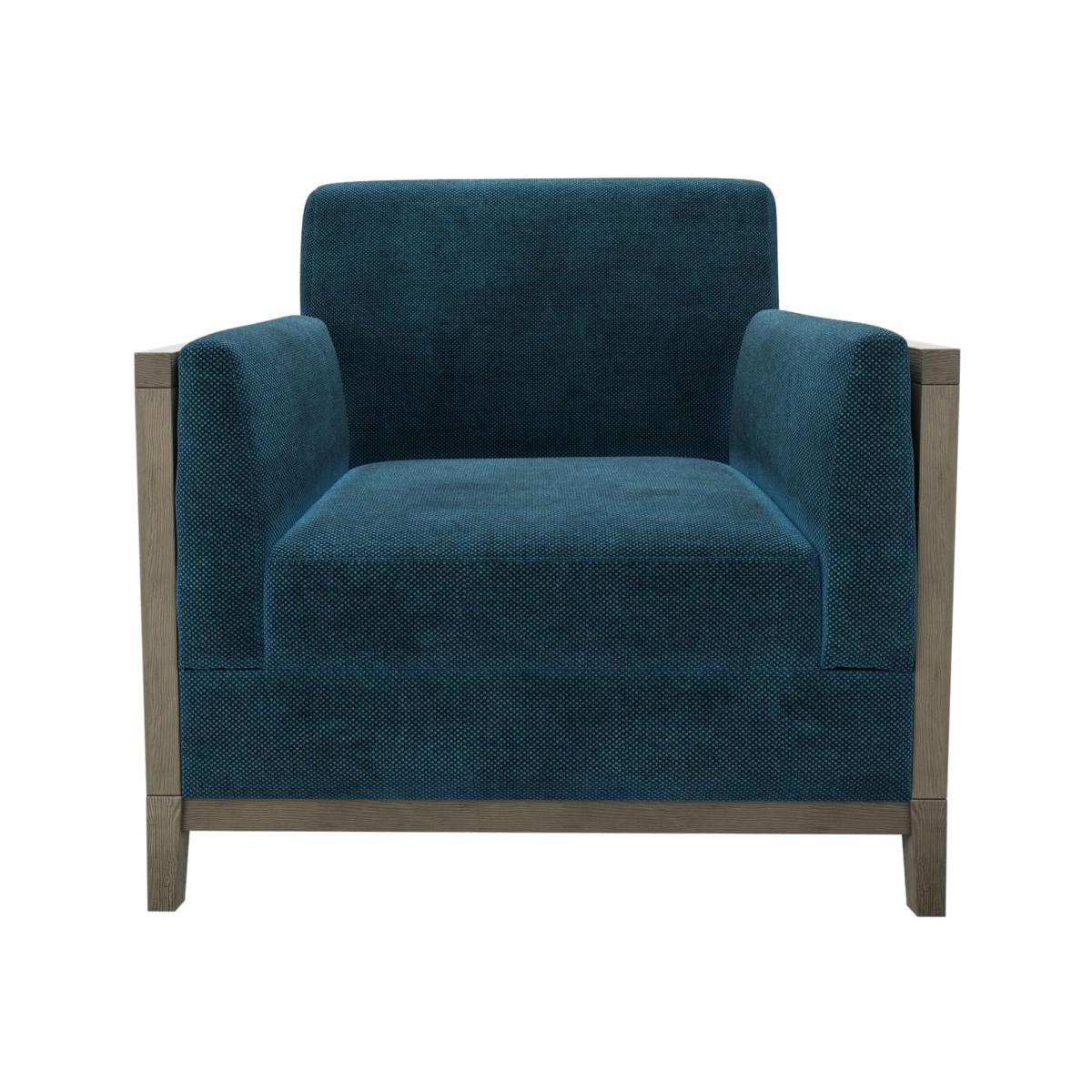 Chester Armchair in Mineral Mist Speckled Chenille – image 1