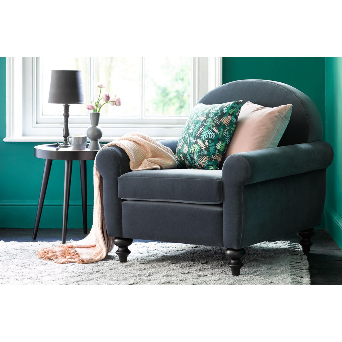 Hector Armchair in Hydrangea Highland Tweed - sofa.com – image 2