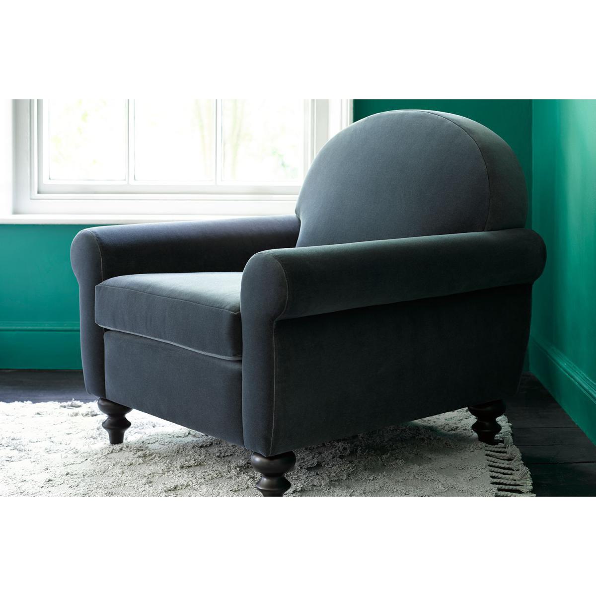 Hector Armchair in Hydrangea Highland Tweed - sofa.com – image 3