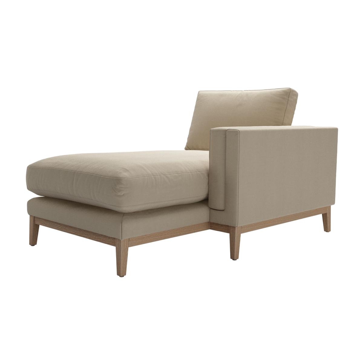 Costello RHF Chaise Armchair in Pennine Stone Organic Smart Cotton – image 1