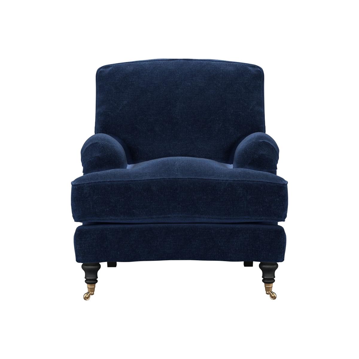 Bluebell Armchair in Port Royal Aquaclean Clever Chenille – image 1