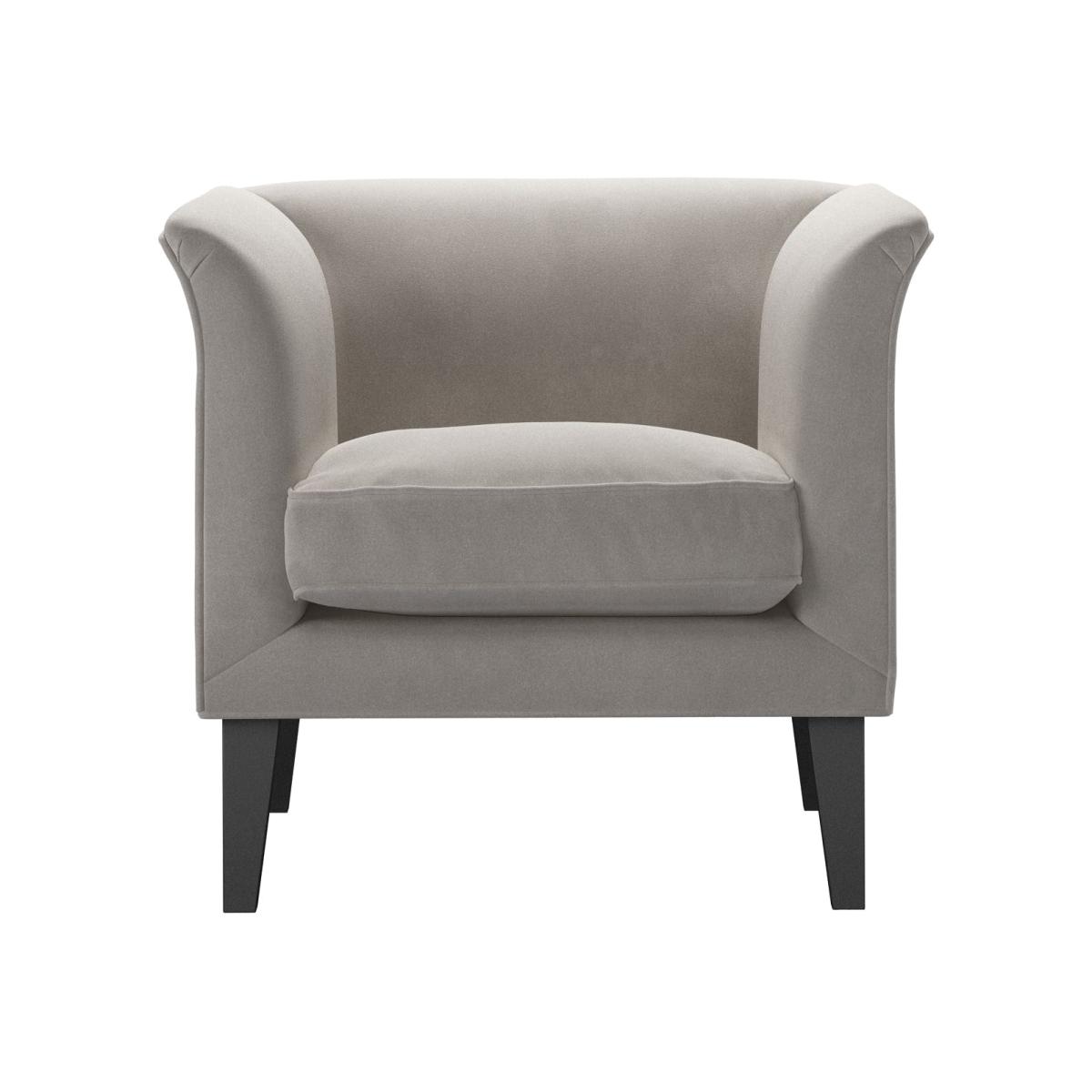 Fingal Armchair in Nimbus Aquaclean Clever Velvet – image 1