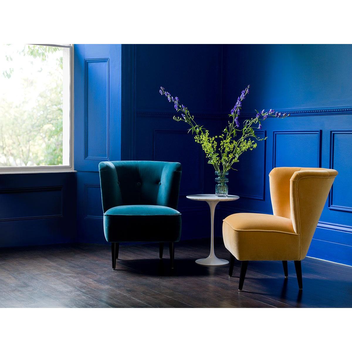 Betty Armchair in Liquorice Baylee Multi-Tone Viscose Linen – image 4