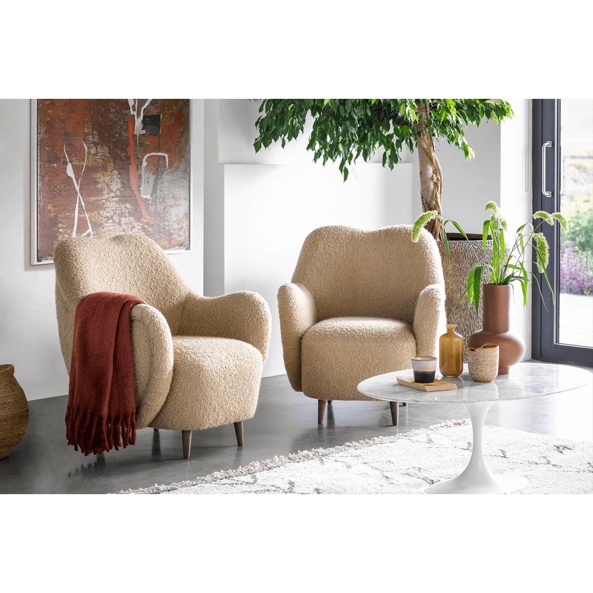 Ginger Armchair in Persian Rose Smart Velvet – image 2