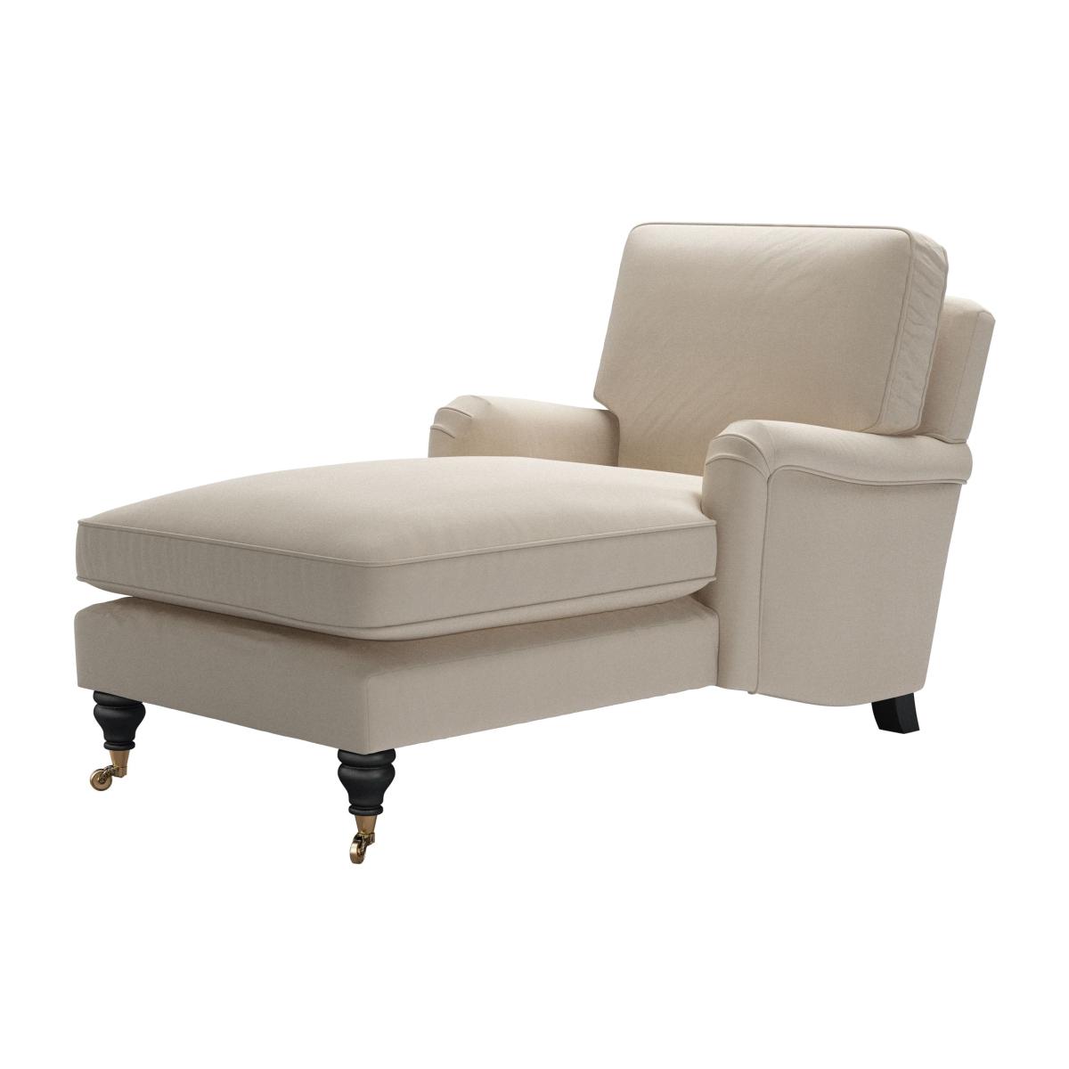 Bluebell Chaise Armchair in Elderflower Organic Smart Cotton – image 1