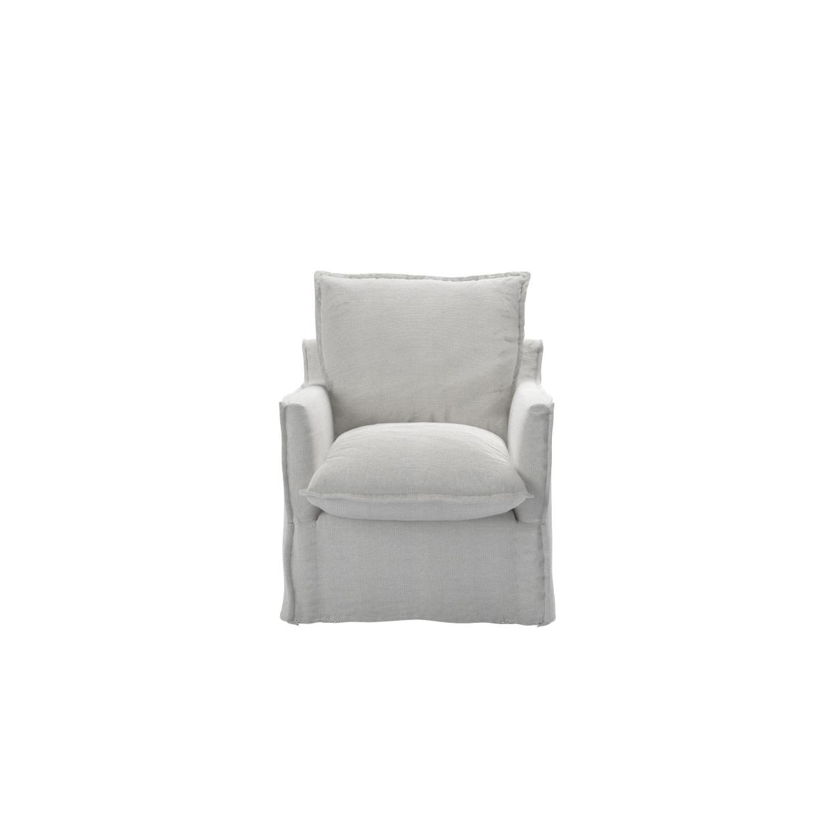 Isaac Armchair in Seaweed Smart Cotton - sofa.com – image 2