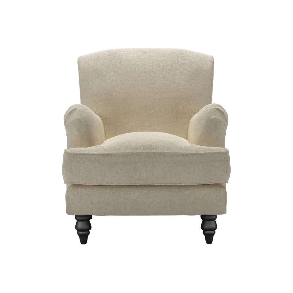 Snowdrop Small Armchair in Pampas Hygge Smart Linen