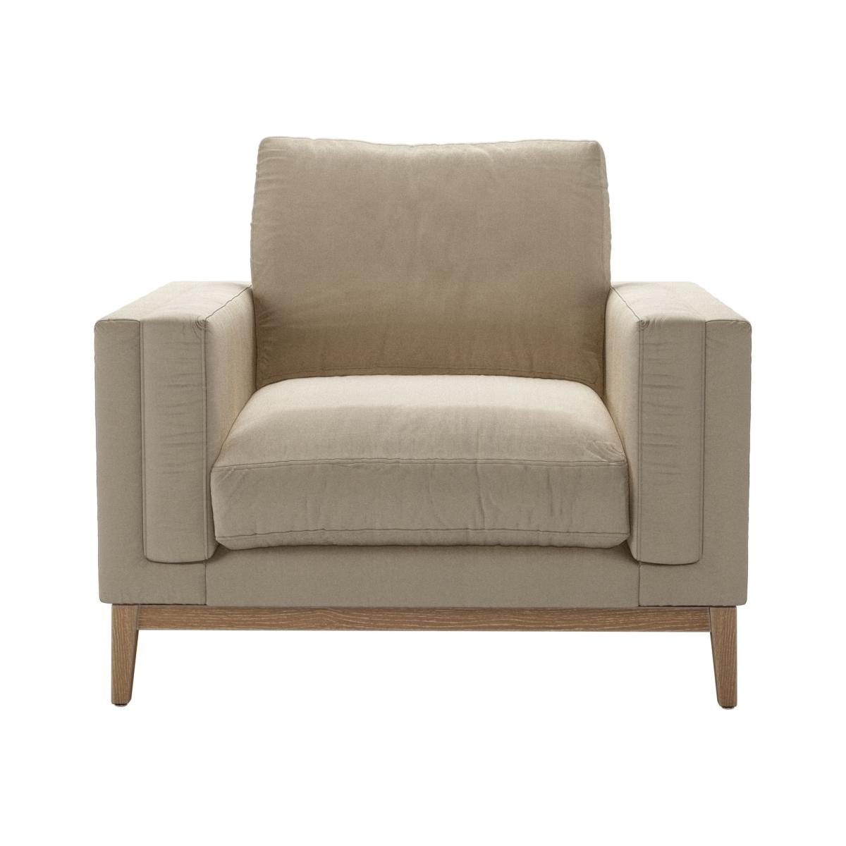 Costello Armchair in Pennine Stone Organic Smart Cotton – image 1