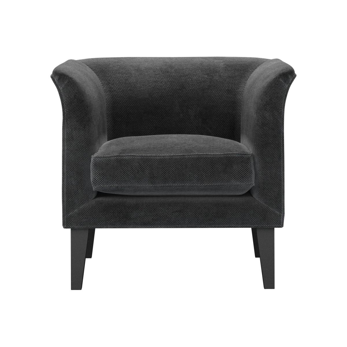 Fingal Armchair in Raven Speckled Chenille – image 1