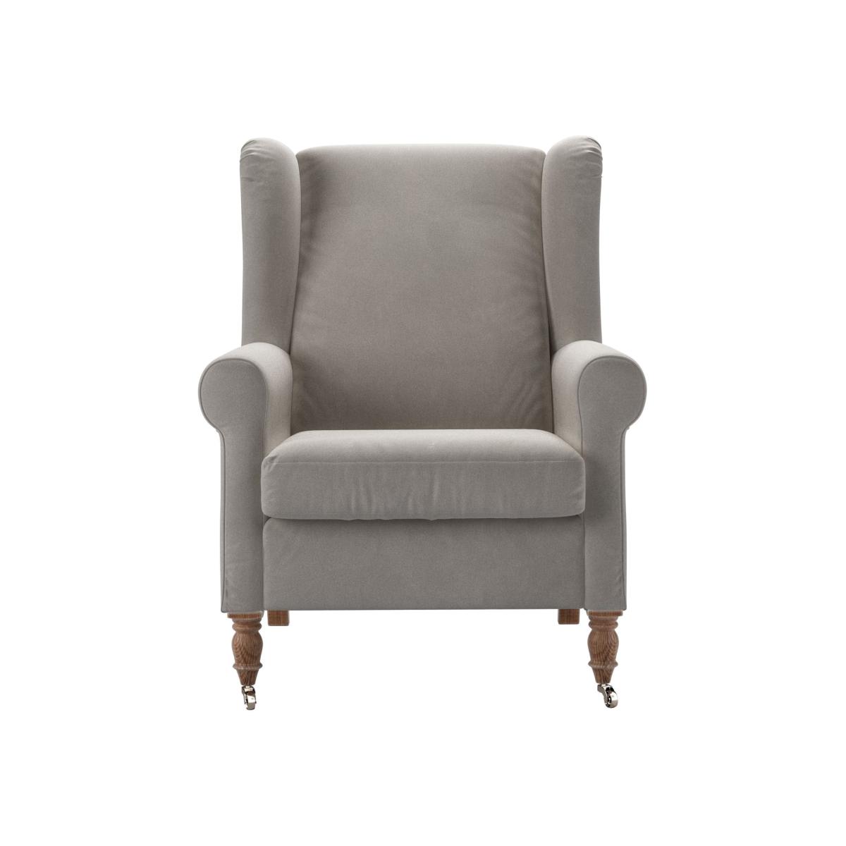 Duke Armchair in Nimbus Aquaclean Clever Velvet – image 1