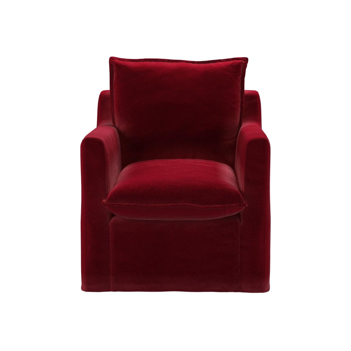 Anders Armchair in Malbec Cotton Matt Velvet – image 1
