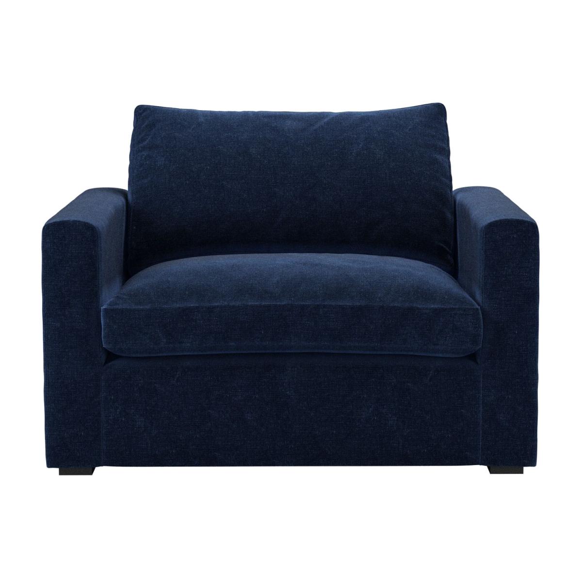 Long Island Slim Armchair in Port Royal Aquaclean Clever Chenille – image 1