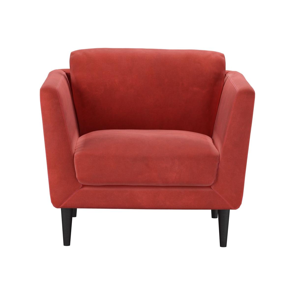 Holly Small Armchair in Wild Raspberry Smart Velvet – image 1