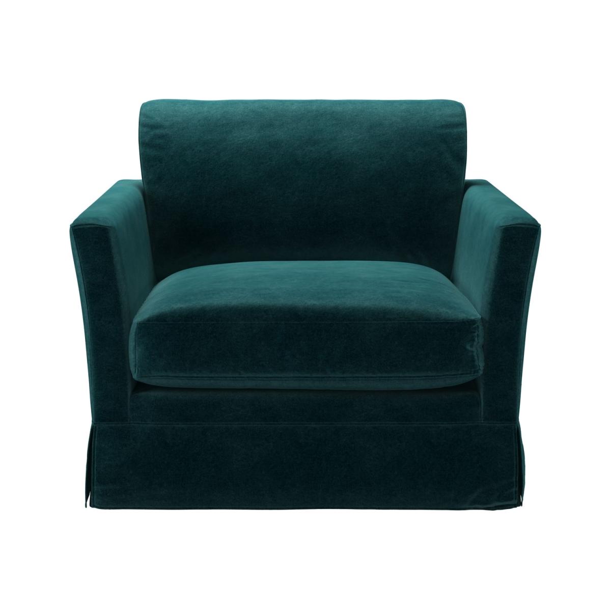 Otto Armchair in Jade Smart Velvet – image 1