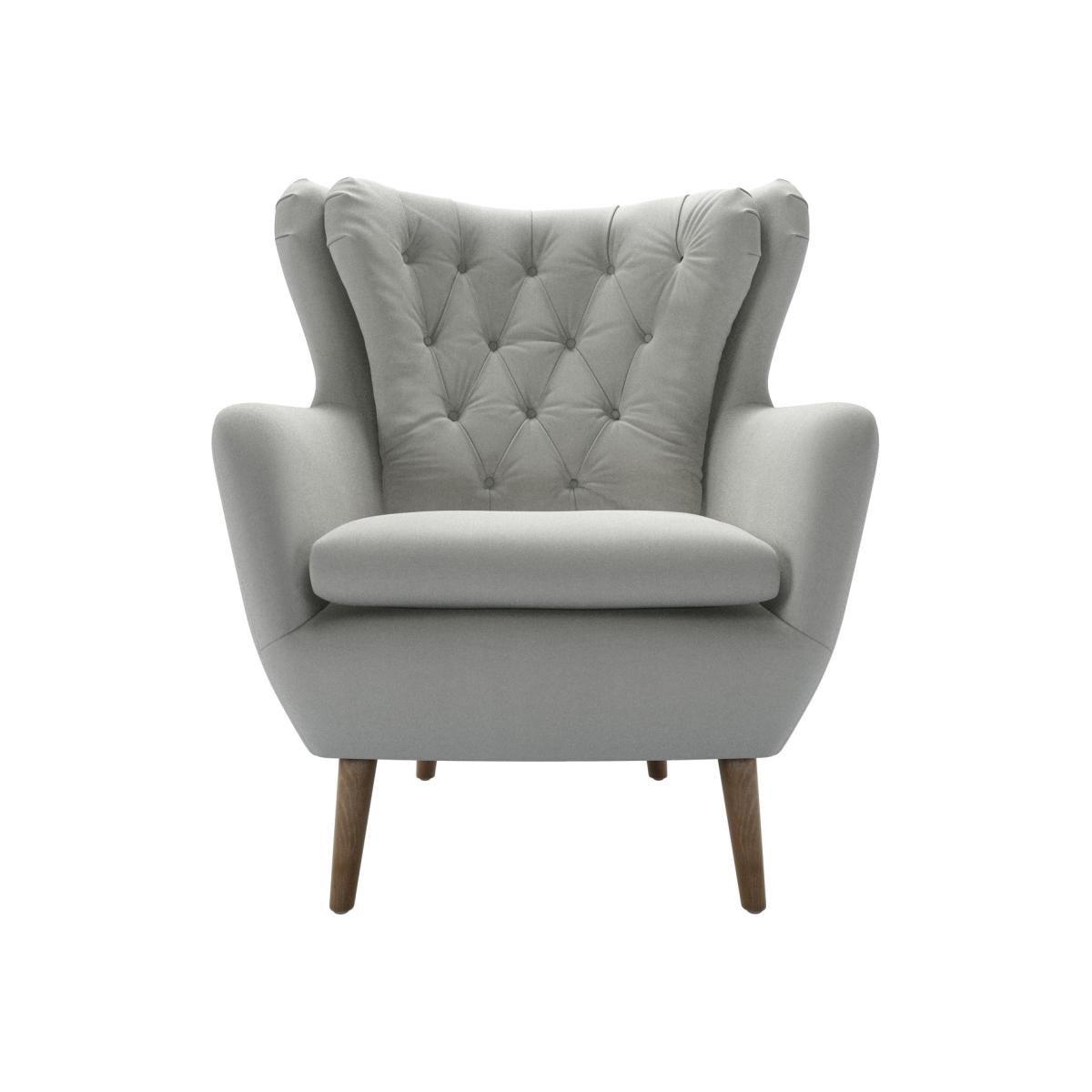 Ernest Swivel Armchair in Wishing Well Organic Smart Cotton – image 1