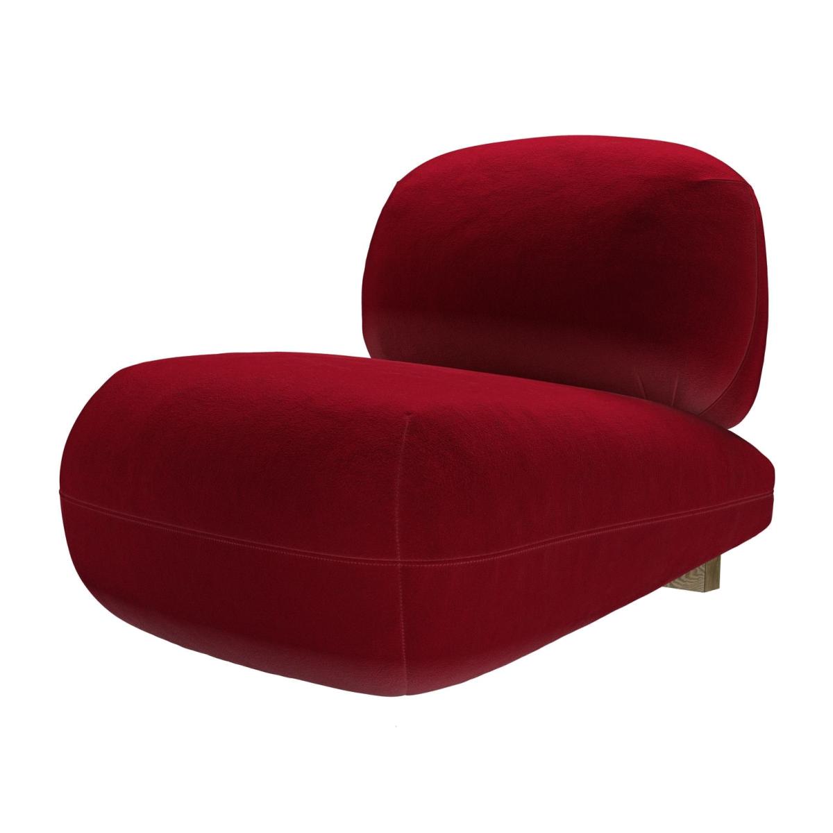 Seattle Armchair in Malbec Cotton Matt Velvet – image 1