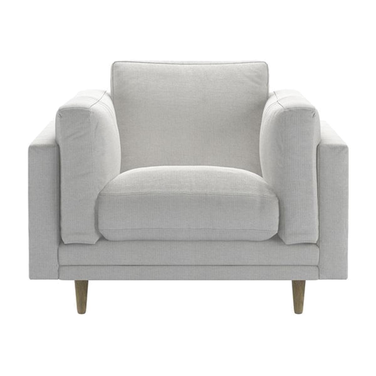 Marco Armchair in Brick Aquaclean Clever Velvet
