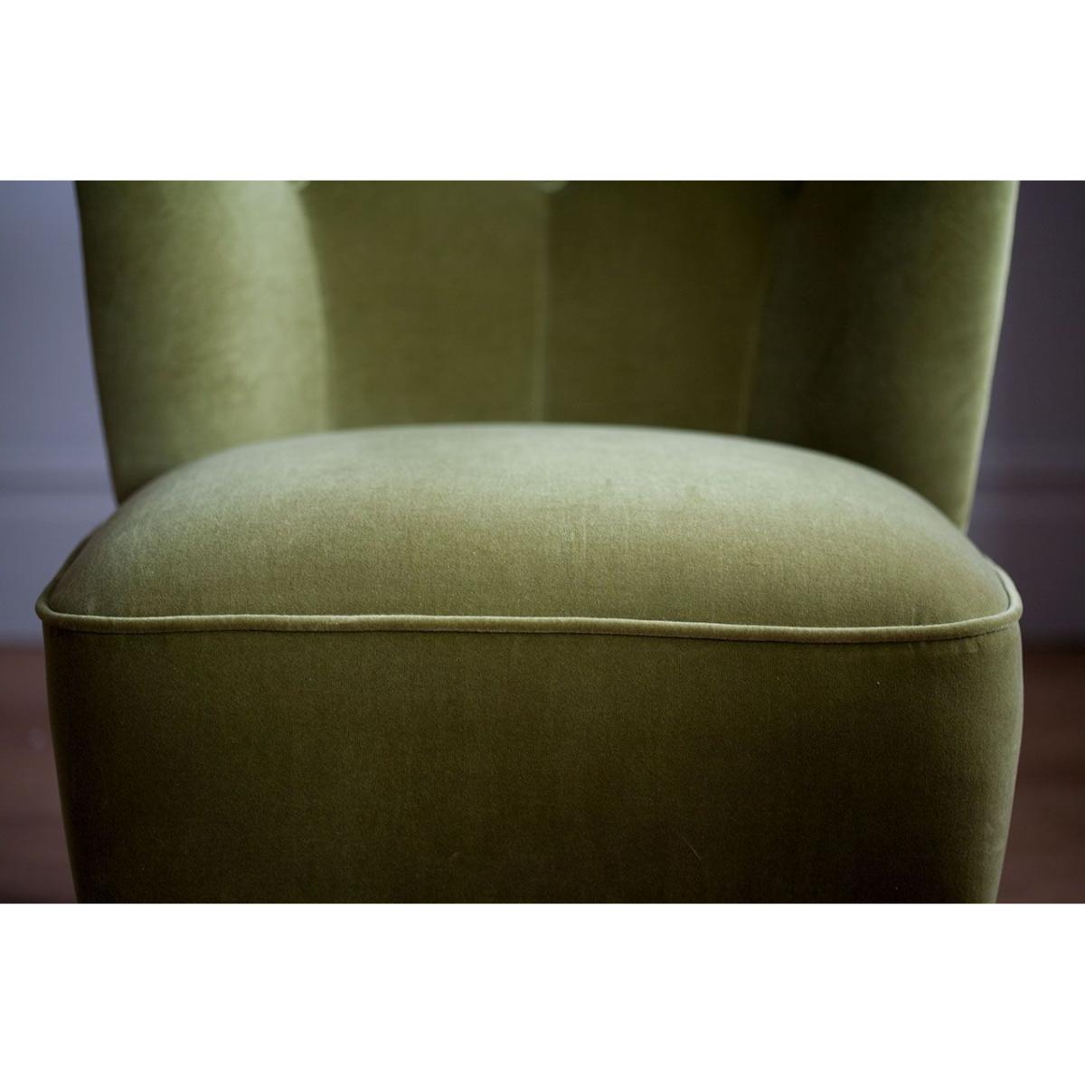 Betty Armchair in Chantilly Aquaclean Clever Chenille – image 9