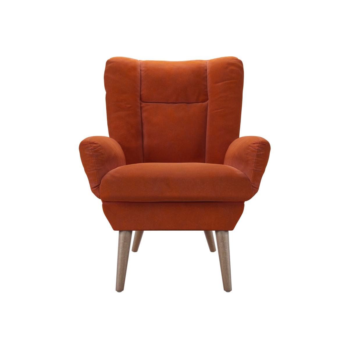 Ellora Armchair in Moroccan Spice Smart Velvet – image 1