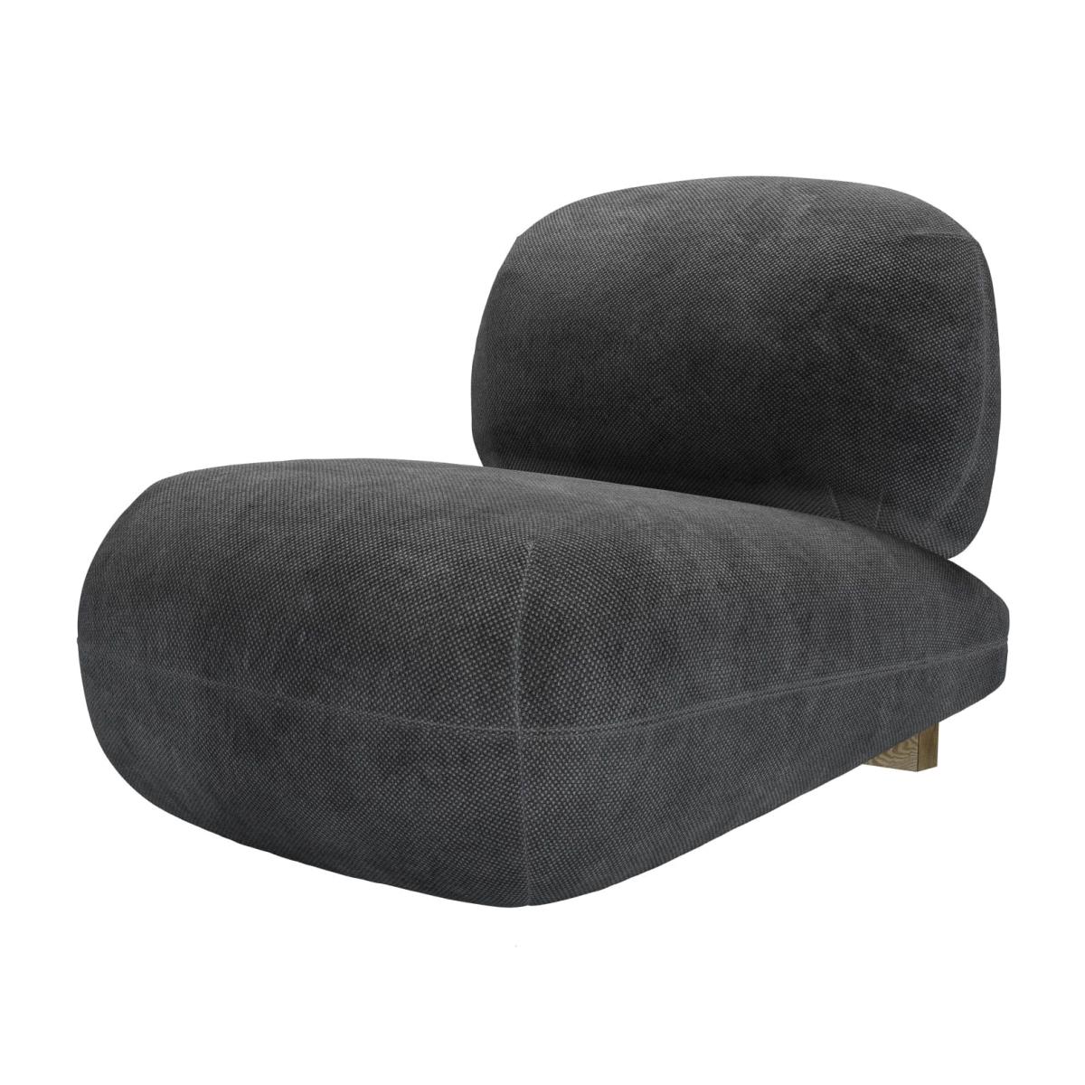 Seattle Armchair in Raven Speckled Chenille – image 1