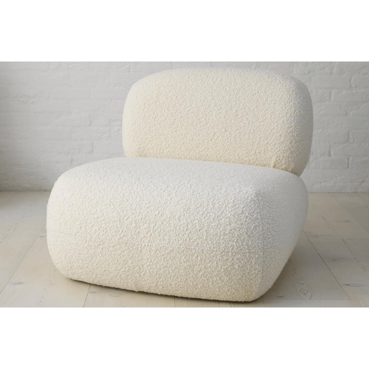 Seattle Armchair in Skyfall Cotton Matt Velvet – image 3
