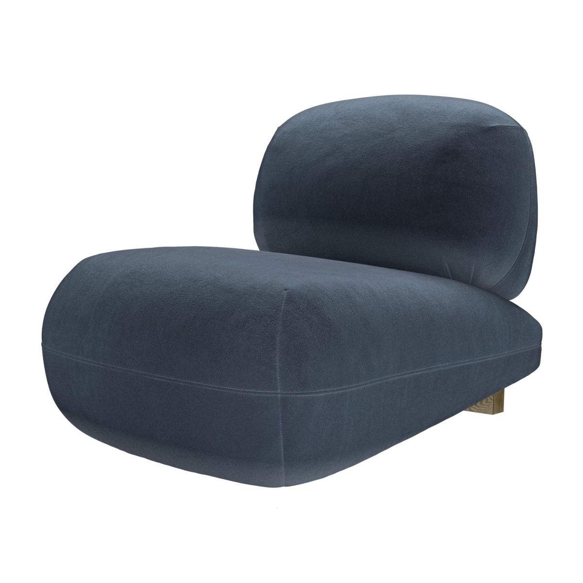 Seattle Armchair in Skyfall Cotton Matt Velvet – image 1