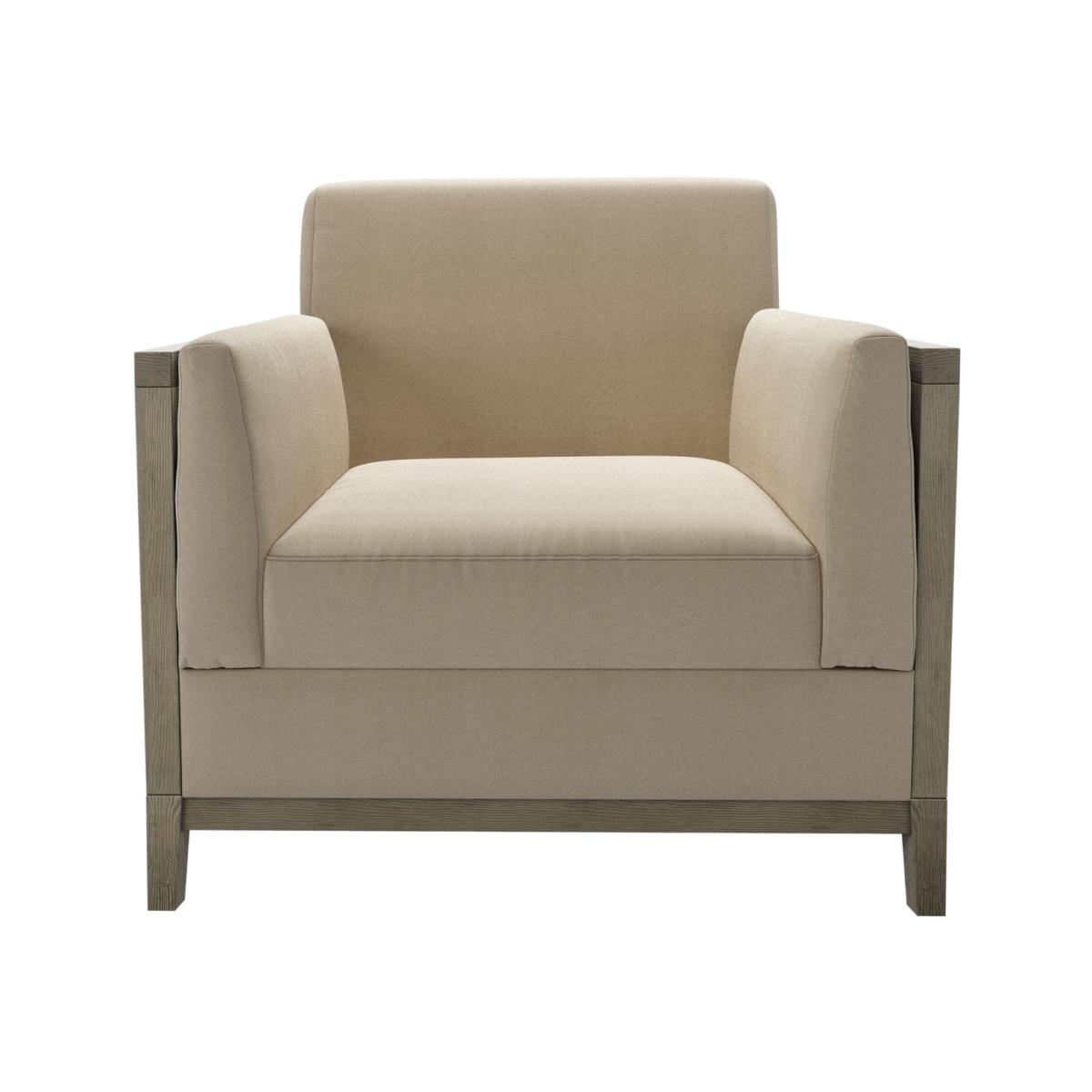Chester Armchair in Pennine Stone Organic Smart Cotton – image 1